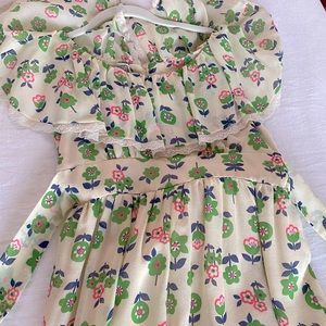 Vintage 70s floral maxi dress